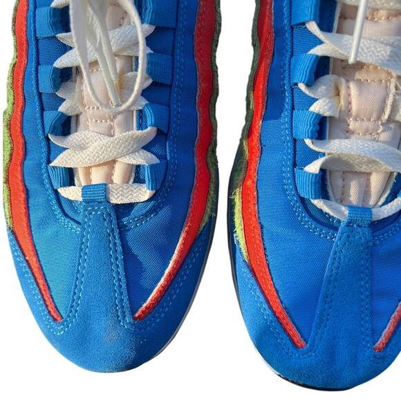 Nike Air Max 95 SE Running Club Photo Blue Roma Green DH2718-400 Men’s size 8.5 - Picture 4 of 7